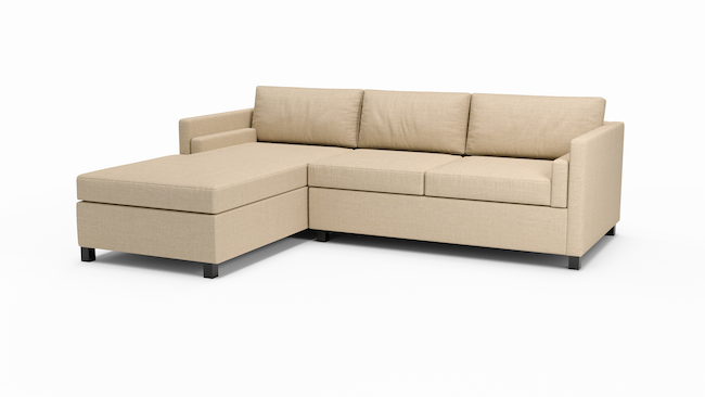 Del Rose | Left Chaise Sectional | 72" x 102" | Latex | Eco-Friendly STYLNN®️