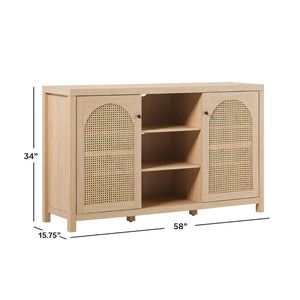 Sasha 58" Rattan Sideboard / TV Stand