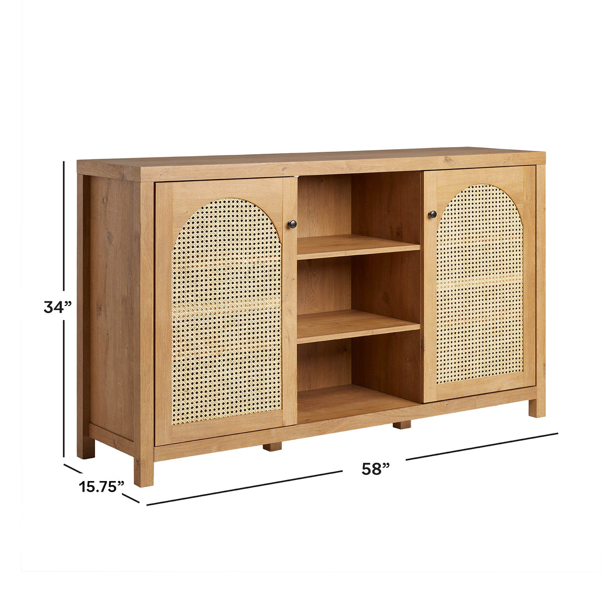 Sasha 58" Rattan Sideboard / TV Stand
