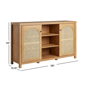 Sasha 58" Rattan Sideboard / TV Stand