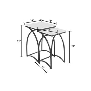 Goriach Black End Table