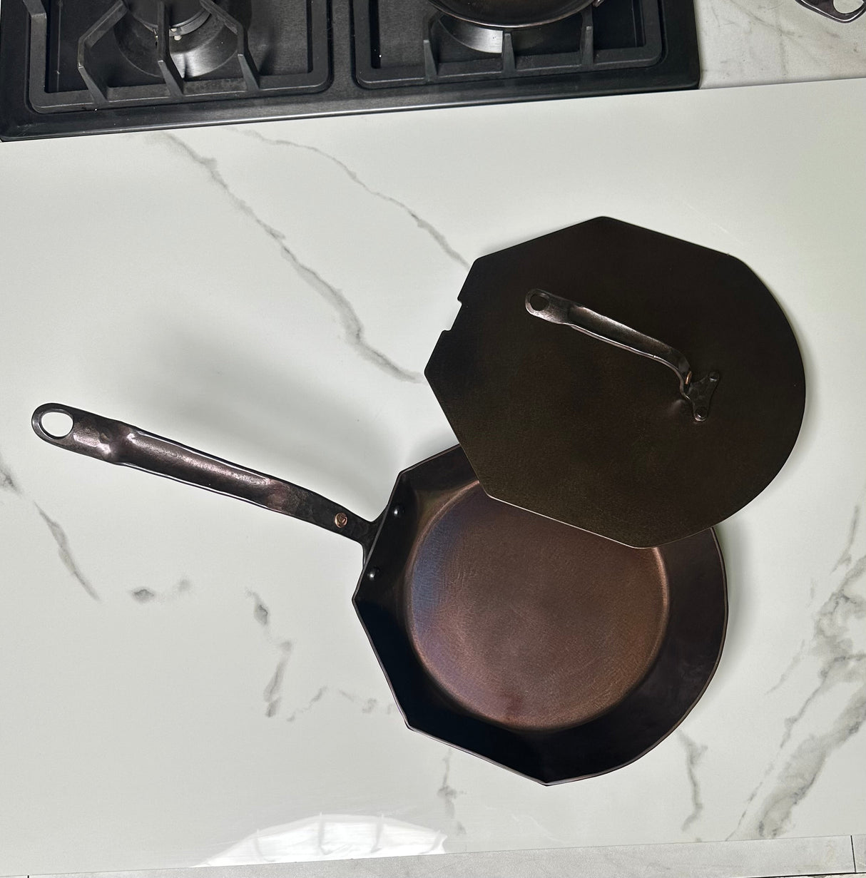 12" Hybrid Carbon Steel Skillet - Hand Forged