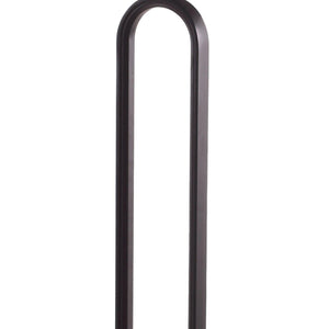 12" Black Round Side Table