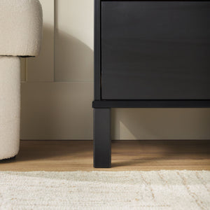Elias 6-Drawer Contemporary Dresser with Curved Top