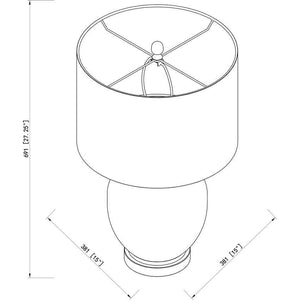 Wartmannstetten Traditional Table Lamp