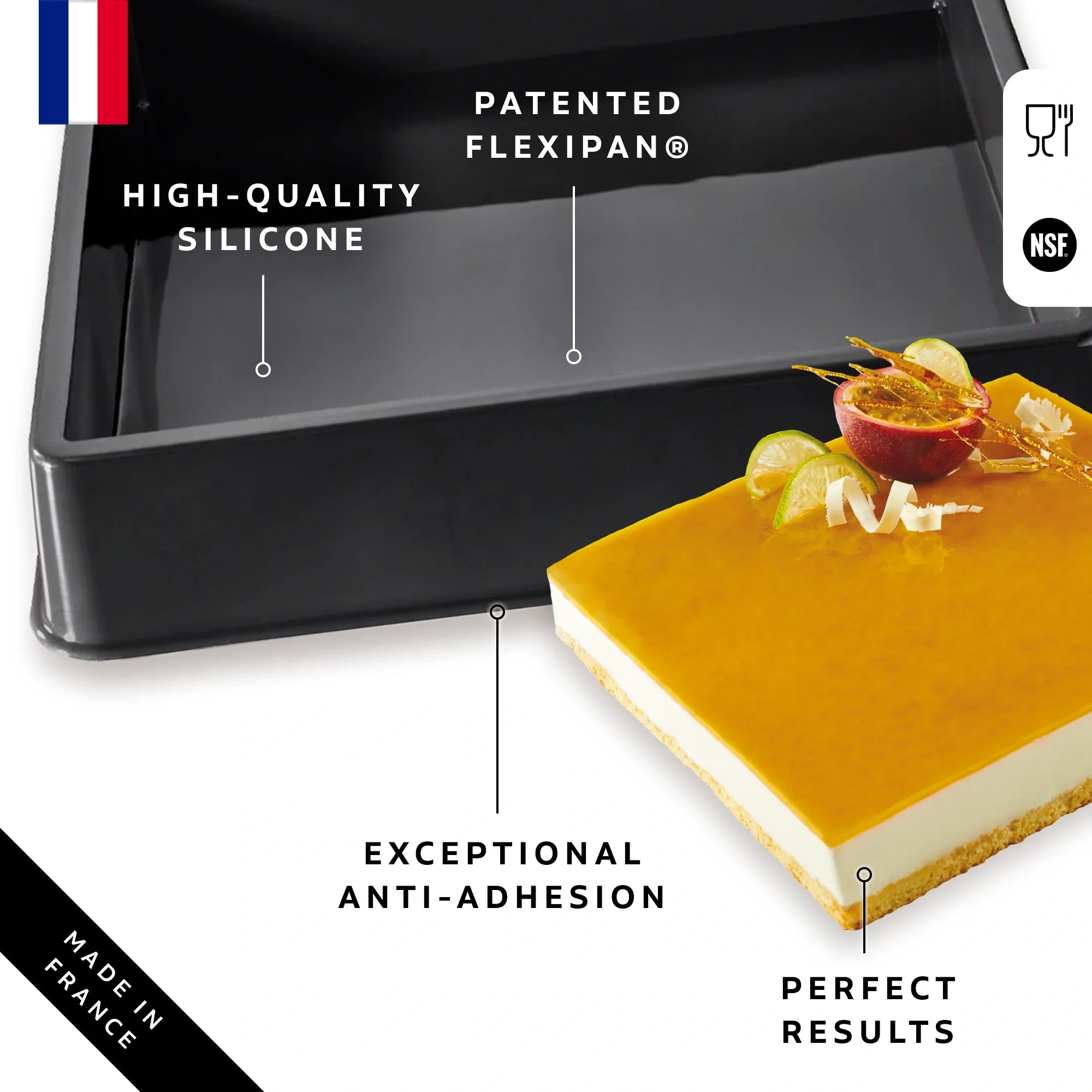 Maison Demarle Flexipan Square Mold - Thumbnail 4
