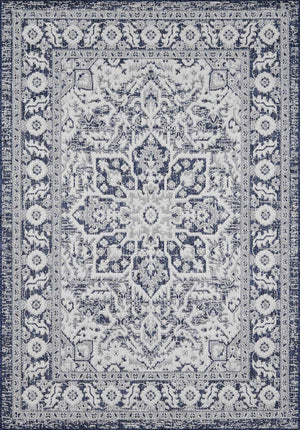 Etoile Navy Blue Performance Rug