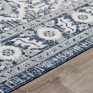 Etoile Navy Blue Performance Rug