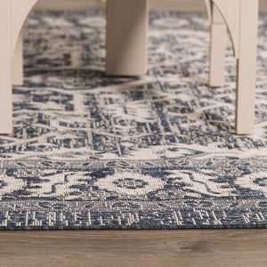 Etoile Navy Blue Performance Rug