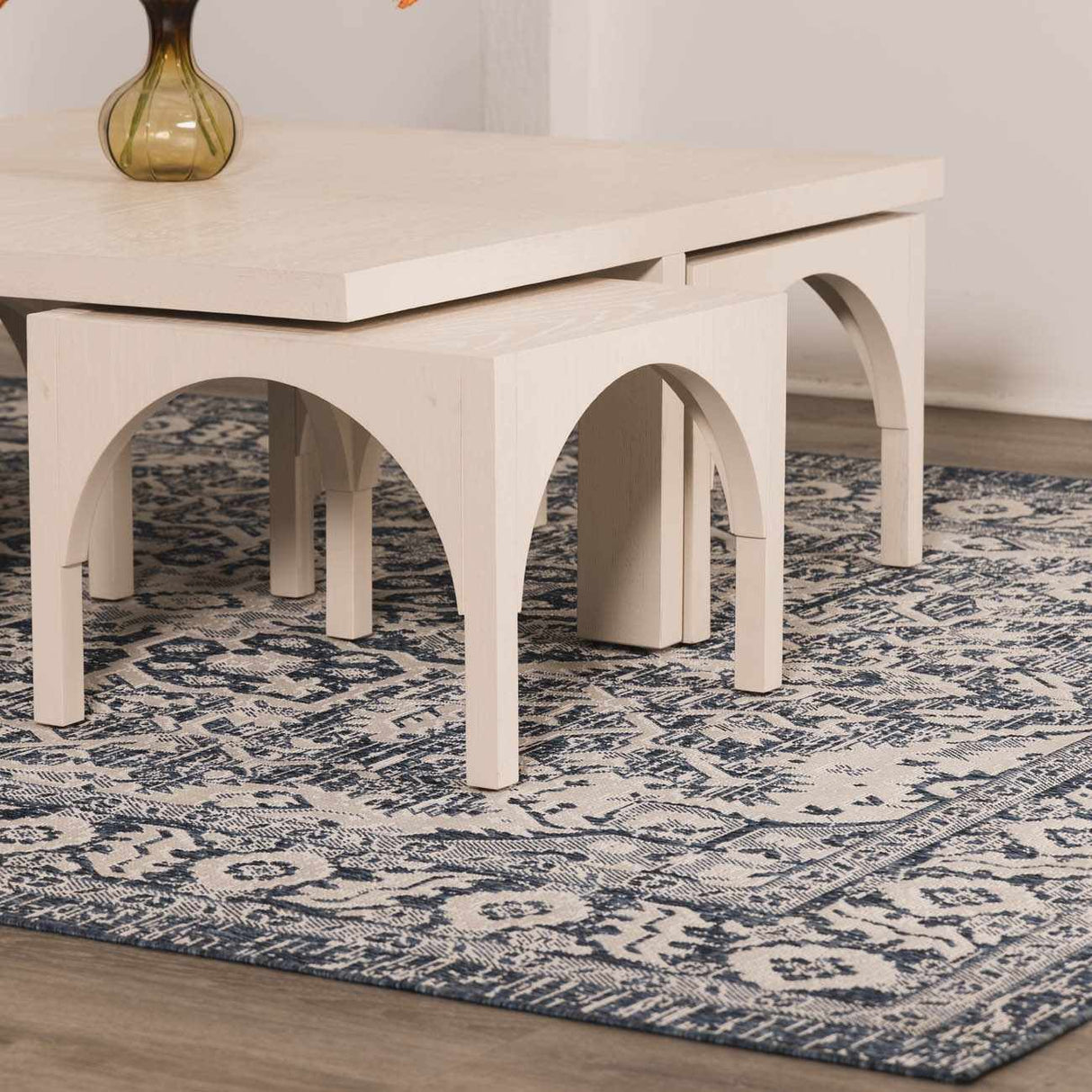 Etoile Navy Blue Performance Rug