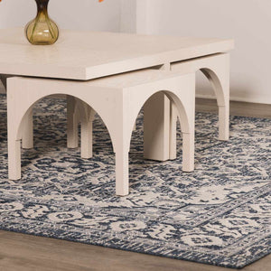 Etoile Navy Blue Performance Rug