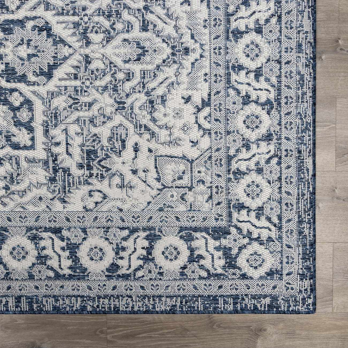 Etoile Navy Blue Performance Rug