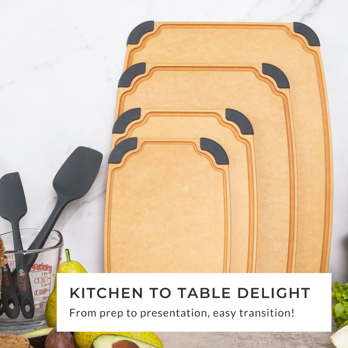 Essential Series 4-in-1 Cutting Board Set