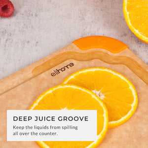Premium Series 3 Pieces Cutting Board Set - Non Slip & Color Code (S+M+L)