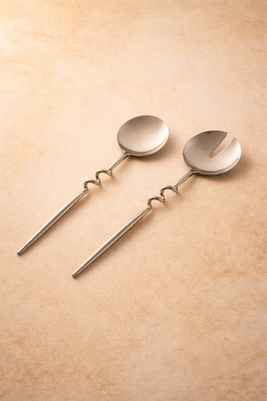 Elisa Silver Servers (Set of 2) by MESO