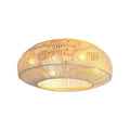 20 Inch Flora DC Motor Farmhouse Flush Mount Ceiling Fan with Light