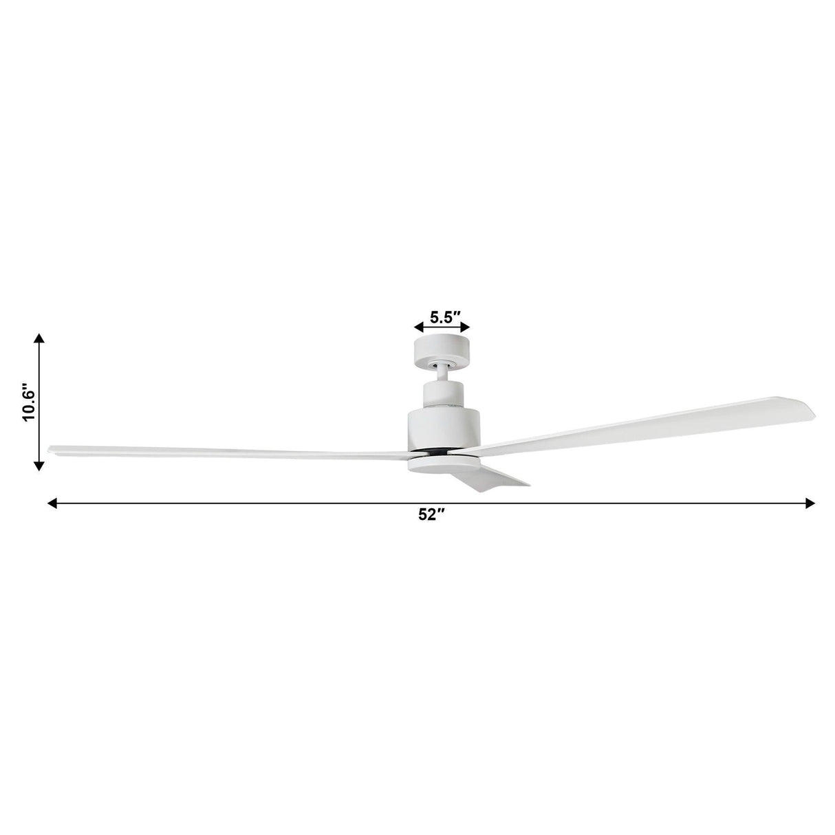 52" Zelda Industrial Ceiling Fan with Remote Control