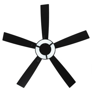 52" Vendome Industrial Downrod Mount Reversible Ceiling Fan With Lighting And Remote Control