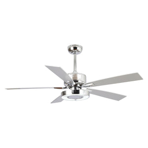52" Vendome Industrial Downrod Mount Reversible Ceiling Fan With Lighting And Remote Control