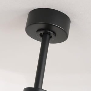 60" DC Motor 8 Blades Modern Downrod Mount Ceiling Fan with LED Light and Remote Control