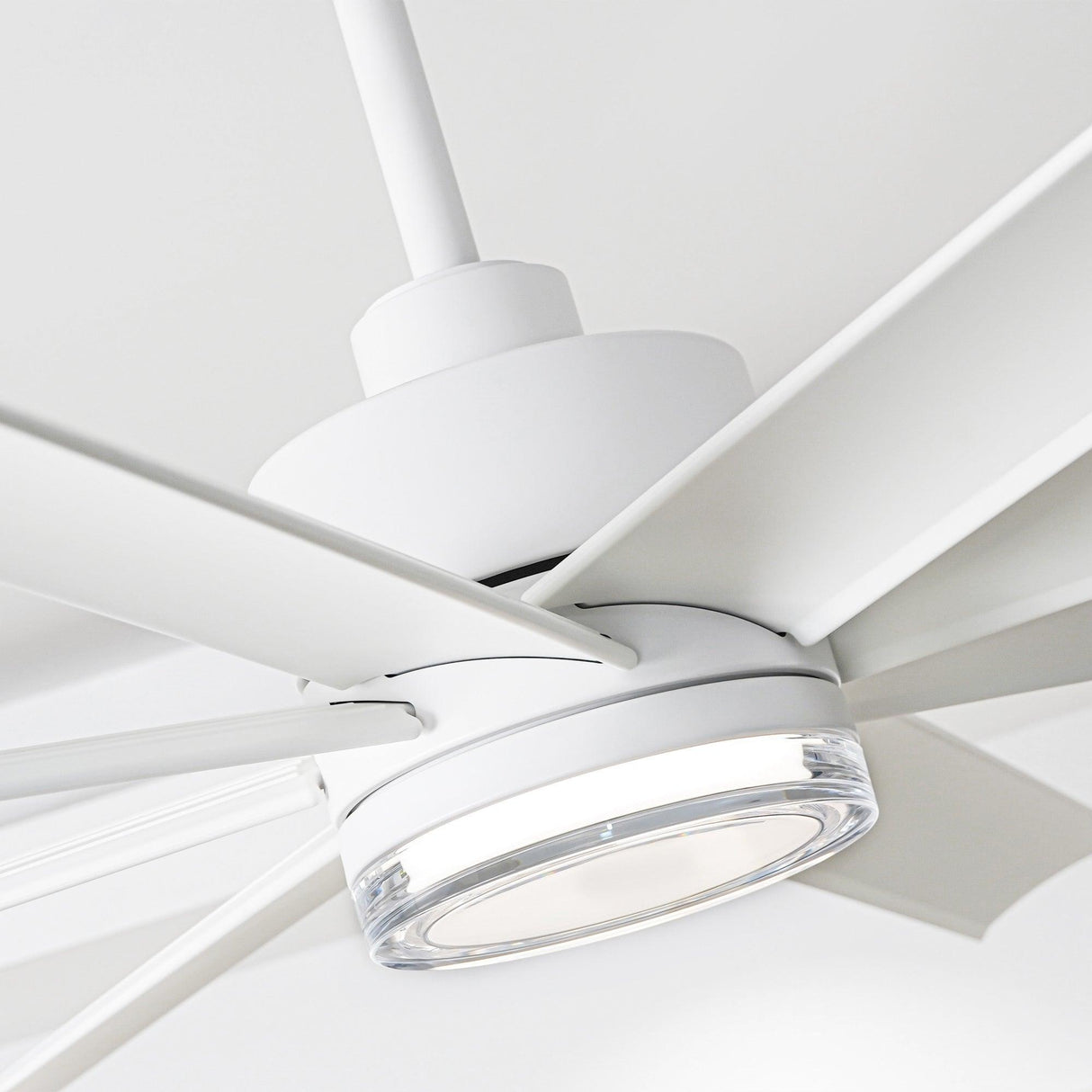 72 Inch Daugava Modern Downrod Mount Smart Fan with LED Light