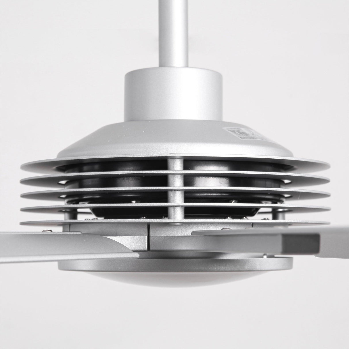 84 Inch 100 Inch Padus Black Large Size Ceiling Fan with Dimmable Lighting and Remote Control
