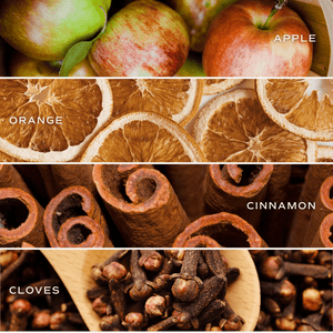 Fall Leaves Soy Candle - Patterned 9 oz - Clear Jar