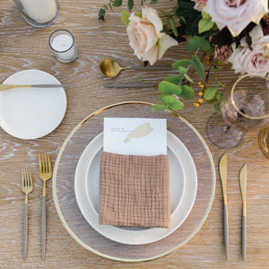 ORGANIC COTTON NAPKINS // SET OF 4