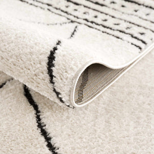 Keone Black & White Thick Rug