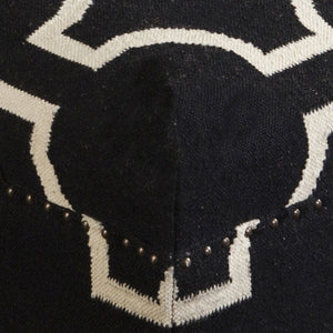 Pinggau Black Ottoman