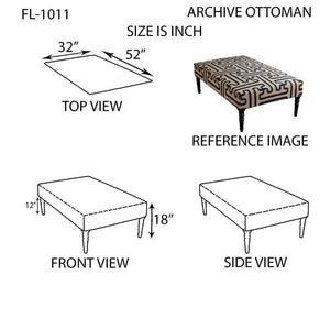 Schwoich Khaki Ottoman