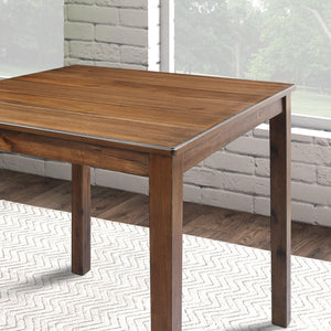 36"H Solid Rubberwood and Wood Veneer 5-Piece Counter Ht. Table Set