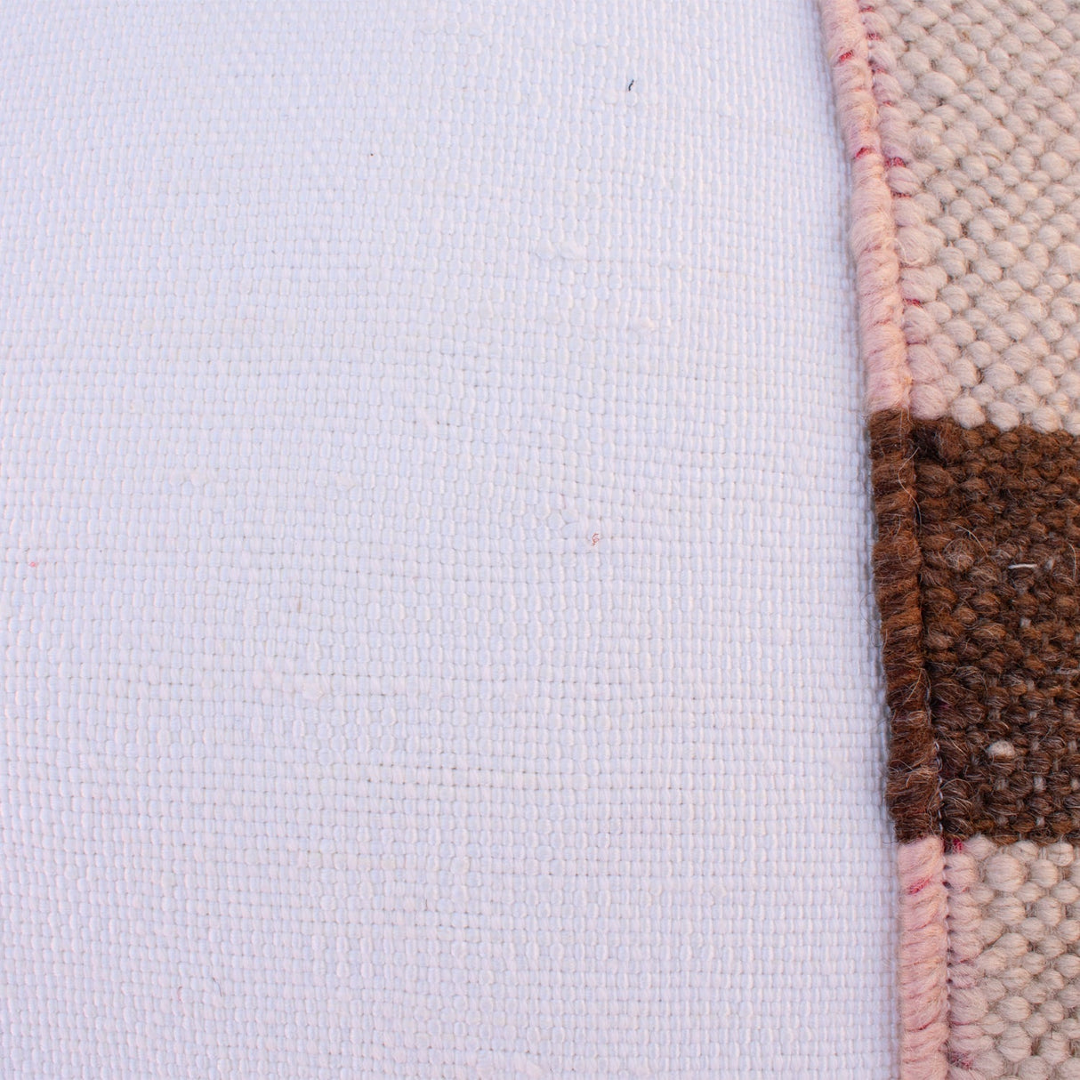 Upcycled Woven Patchwork Pillow