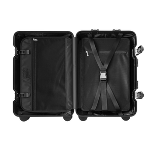 TREVA Aluminum Suitcase Black