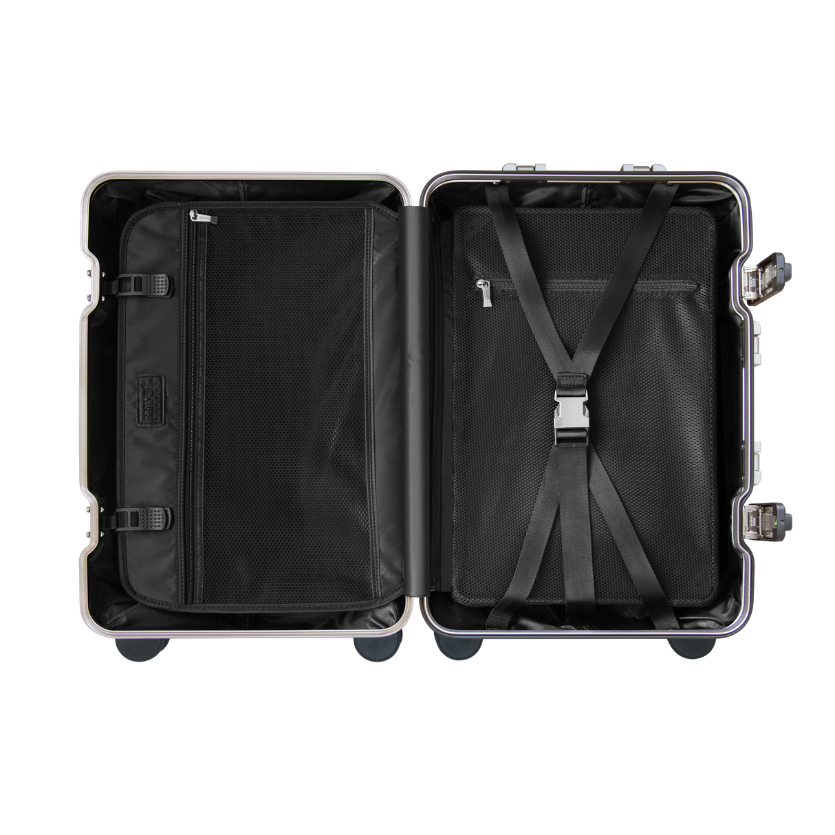 TREVA Aluminum Suitcase Champagne