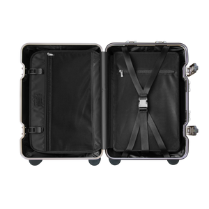 TREVA Aluminum Suitcase Champagne