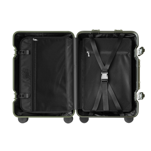 TREVA Aluminum Suitcase Army Green
