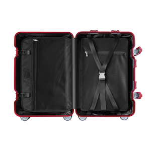 TREVA Aluminum Suitcase Red