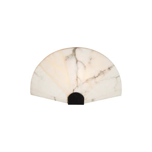 Fan Shaped Alabaster Wall Light