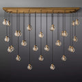 Fantasy Pearl Ball Linear Chandelier 72"