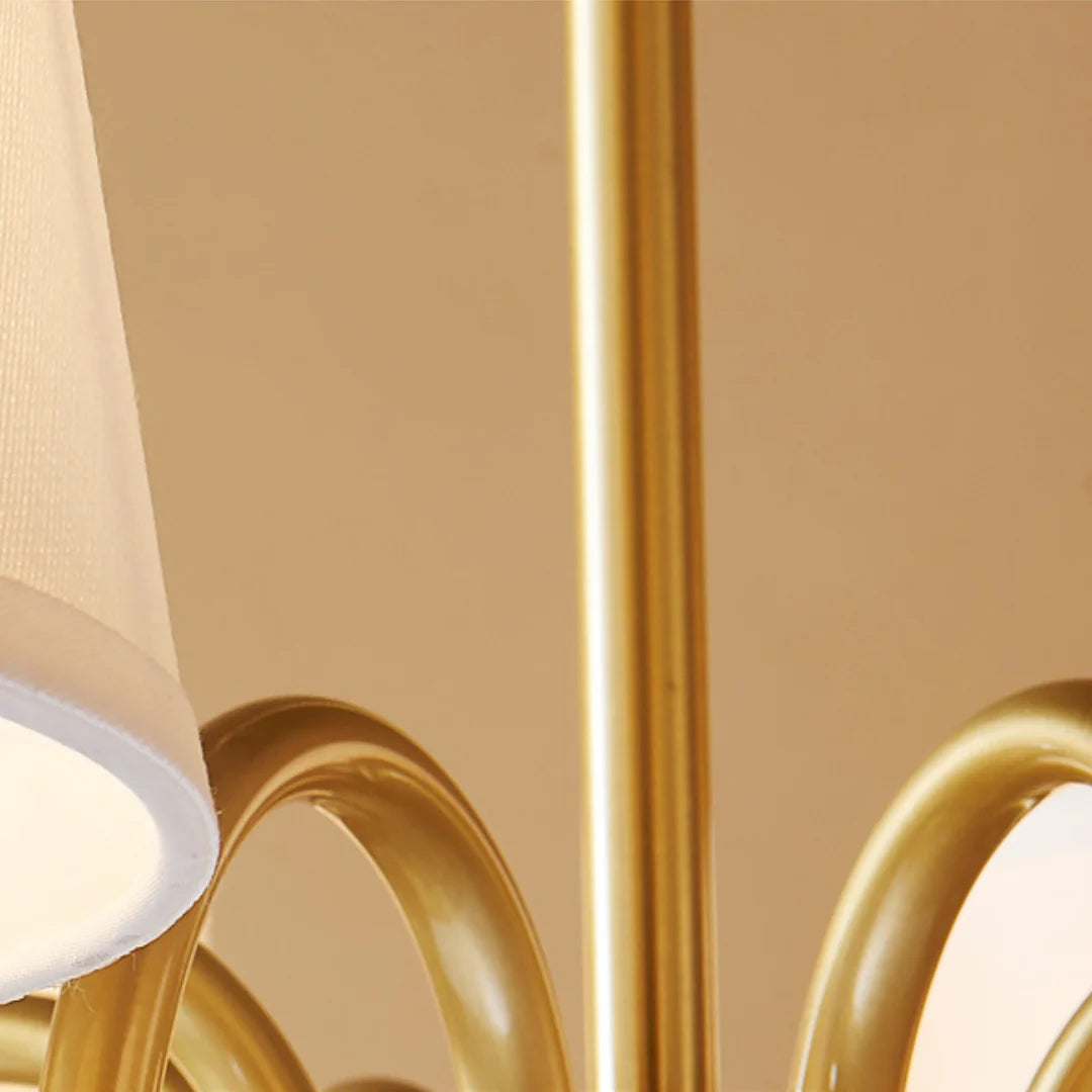 Fazrpip Retro Gold Chandelier