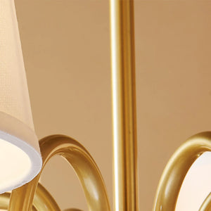 Fazrpip Retro Gold Chandelier