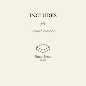 Organic Bamboo Sateen Fitted Sheet