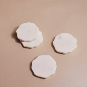 Flor Marble Coasters (Set of Four) by MESO