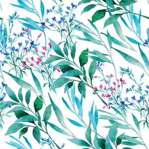 Green Botanical Leaves Wallpaper