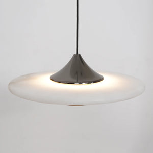 Flying Saucer Alabaster Pendant Lamp