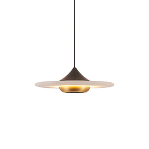 Flying Saucer Alabaster Pendant Lamp