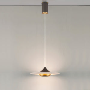 Flying Saucer Alabaster Pendant Lamp