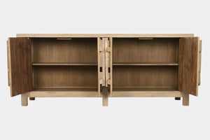 Four Door Elm Cabinet