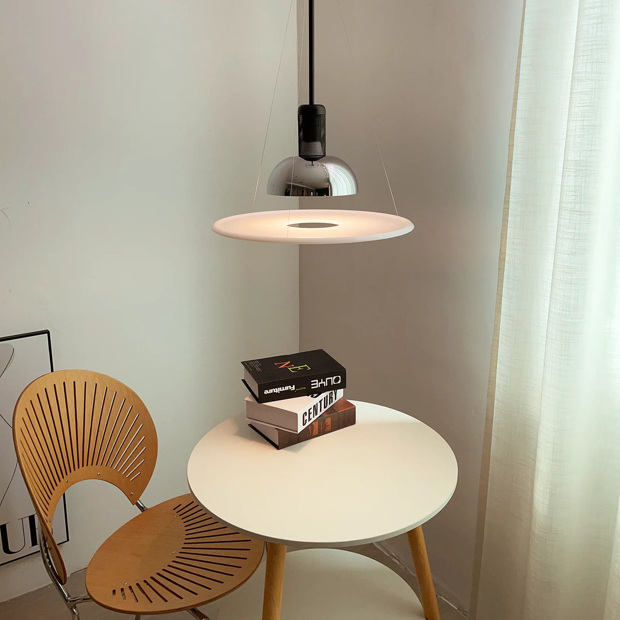 Frisbi Acrylic Disc Pendant Light